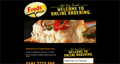 Desktop Screenshot of fredspizzas.com